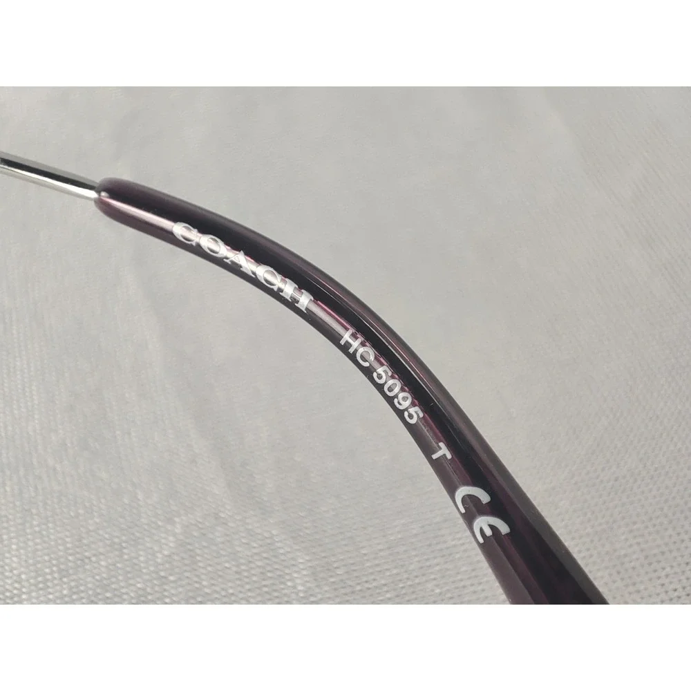 Coach HC 5095 9001 Silver Eyeglasses Frames 54-18-140 Cat Eye Women NIB‎